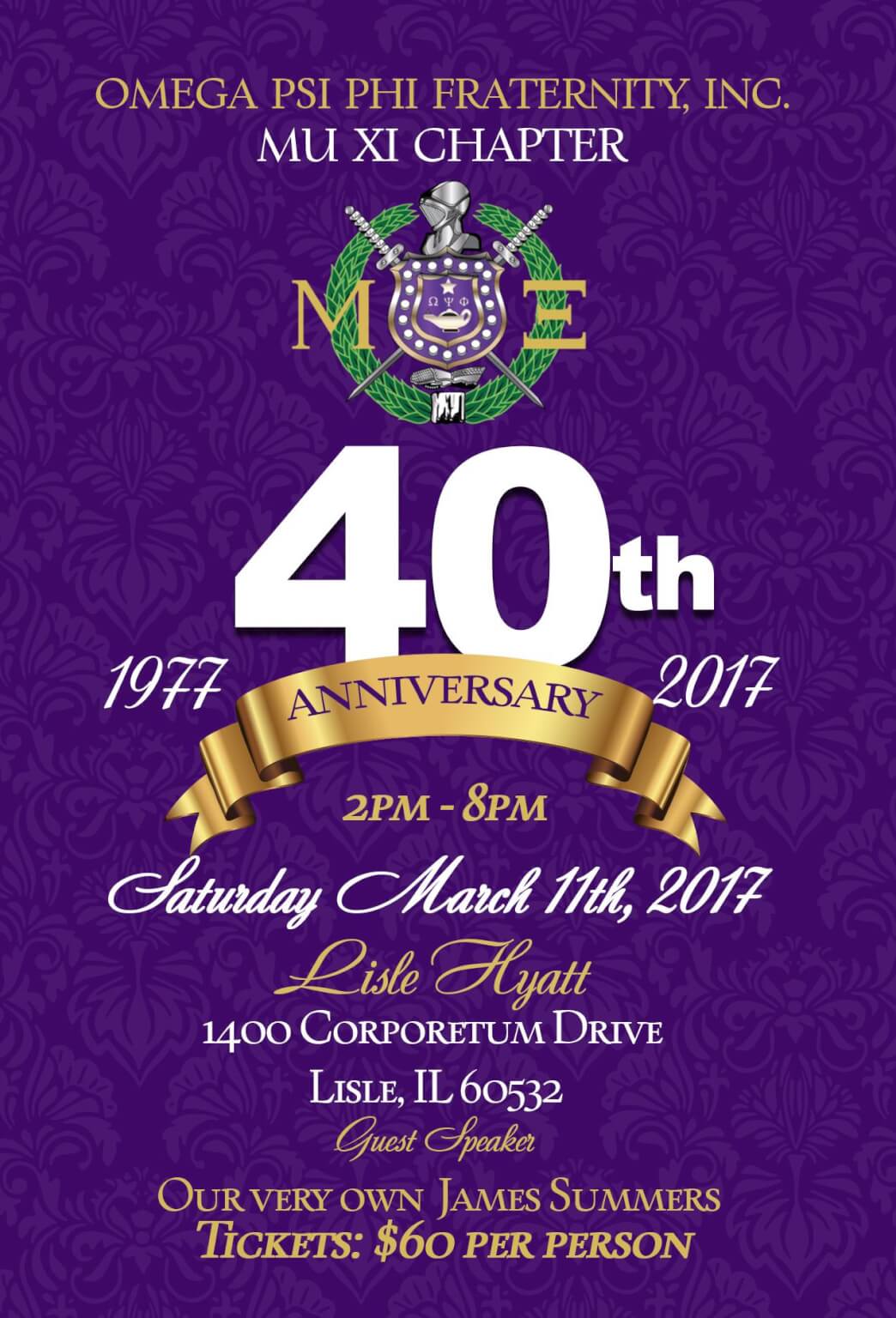 Mu Xi Chapter 40th Anniversary Mu Xi Chapter